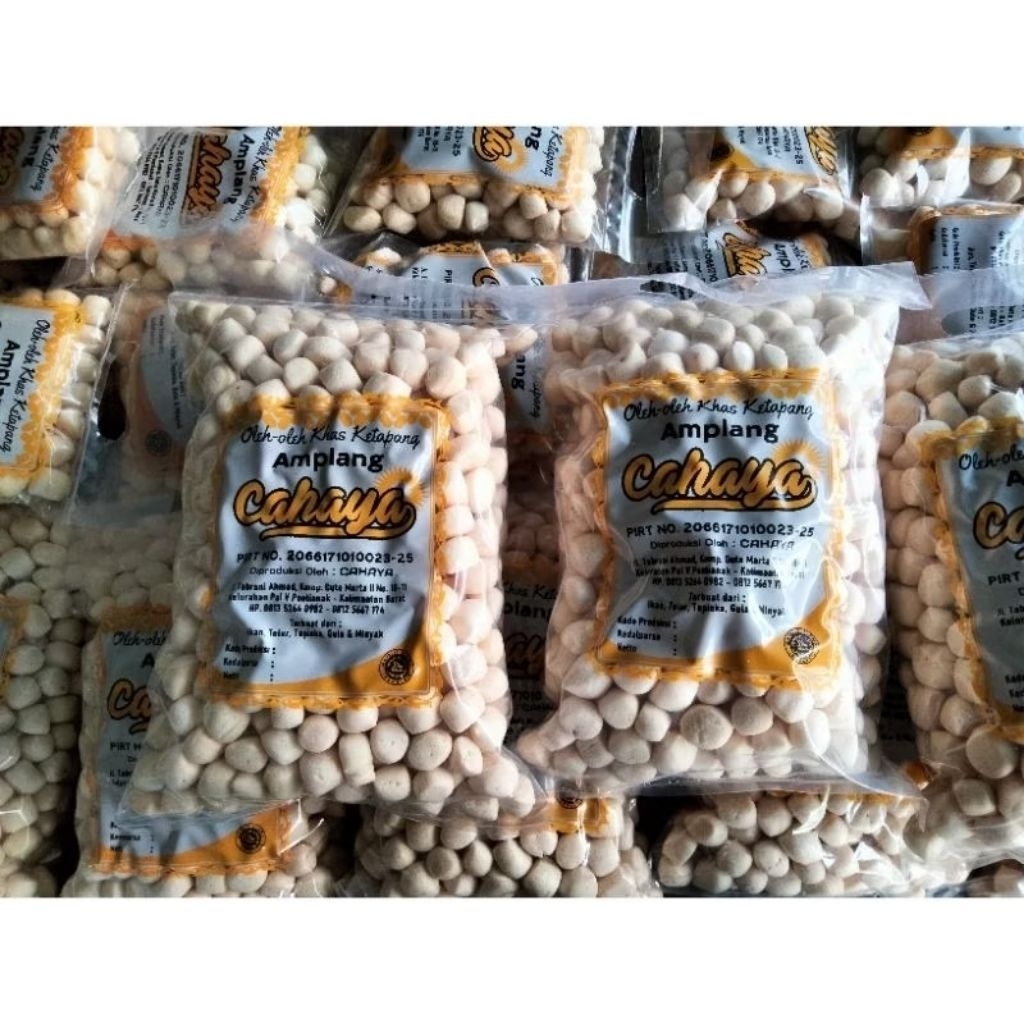 

Oleh Oleh Khas Ketapang Amplang Cahaya / Getas Ikan / Oleh Oleh Khas Kalbar / Kerupuk Ikan Tenggiri / Makanan Khas Kalbar