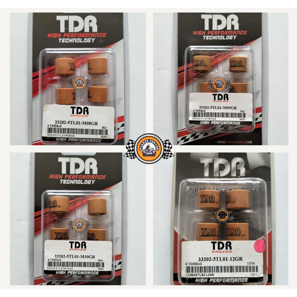 ROLLER MIO SPORTY MIO SMILE 8 9 10 12 GRAM TDR RACING