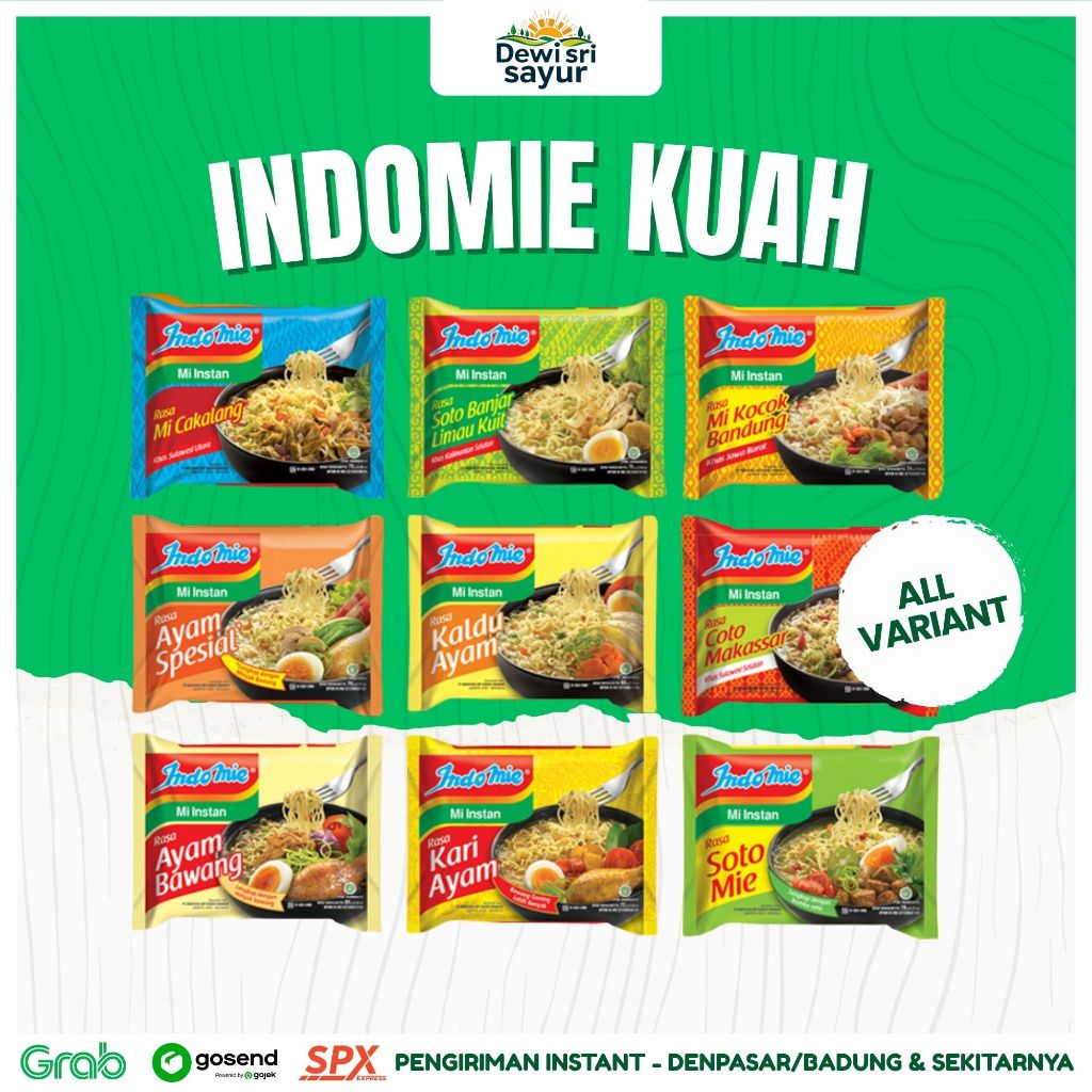 

Indomie Kuah All Varian 1 Pcs – Dewi Sri Sayur
