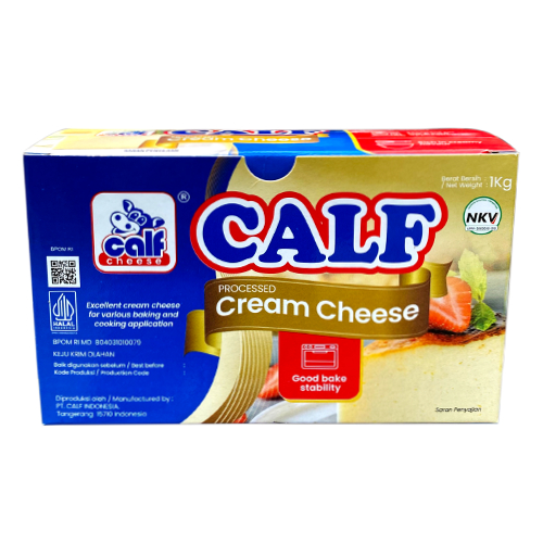 

Calf Cream Cheese 1 Kg - Isian Filling Topping Keju