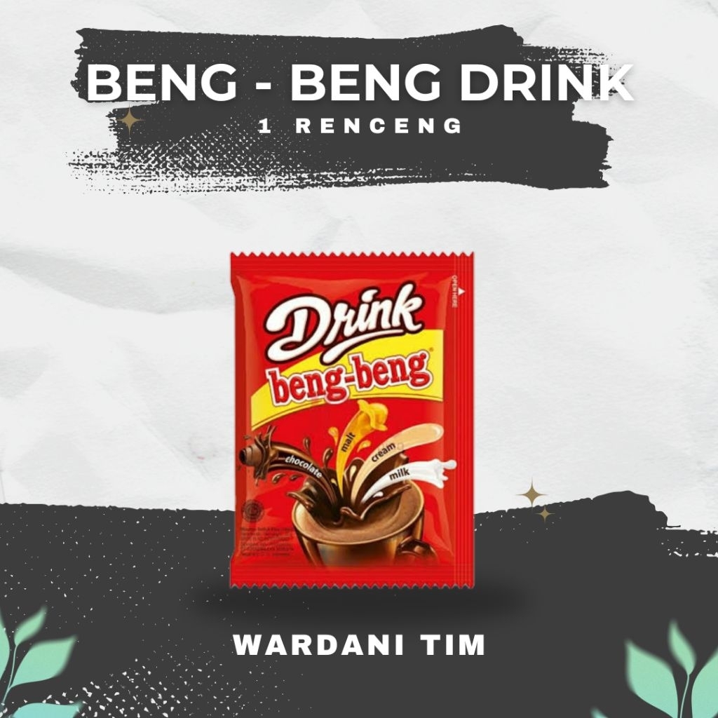 

Beng-Beng Drink Minuman Sachet 1 Renceng Isi 10pcs – Cokelat Creamy Nikmat 30g