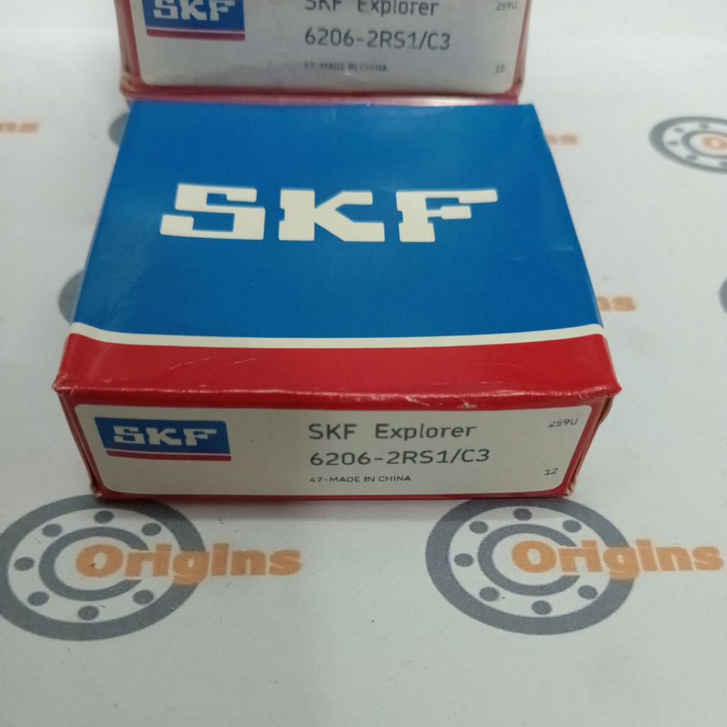 BEARING 6206 2RS C3 SKF ORIGINAL 6206-2RS1/C3