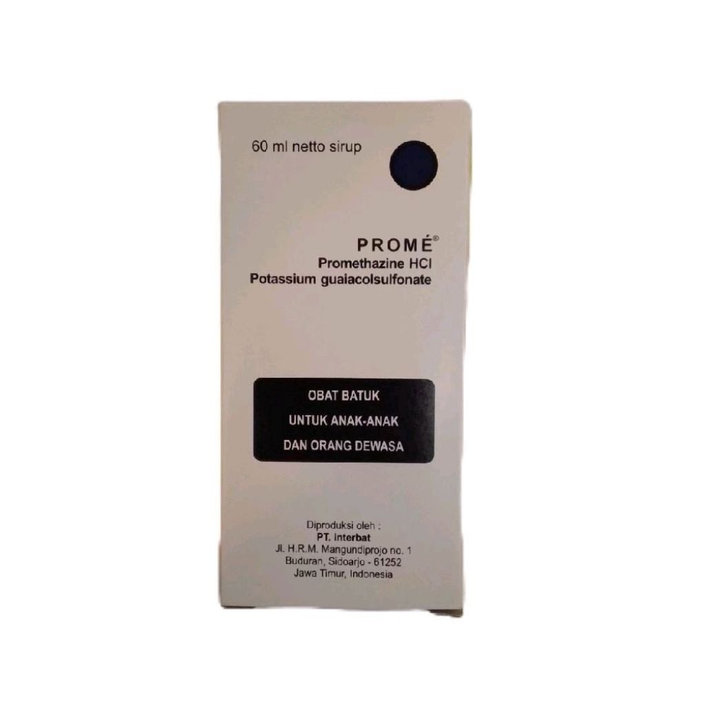 

Prome Sirup 60ml - Obat Batuk Alergi