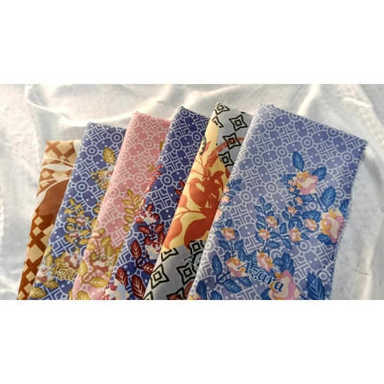 HIJAB SEGI EMPAT AZARA JUMBO MOTIF