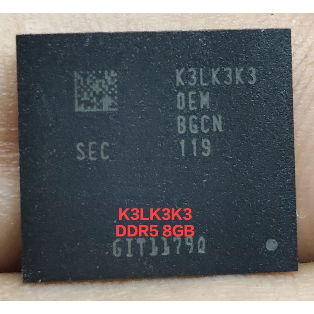 IC RAM K3LK3K3 DDR5 8GB RAM POCO F3, MI10T, MI11T, MI12T, MI12, POCO F2 PRO, ROG5, ROG6, BLACKSHRAK 