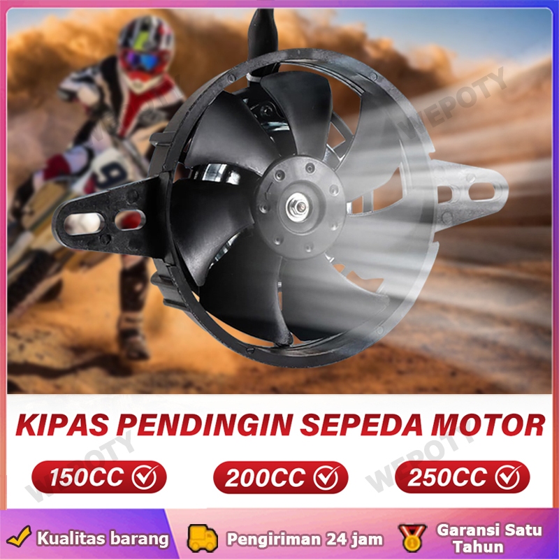 savana_bels - kipas radiator universal sepeda motor dc 12v 12cm pendingin mesin 150cc 200cc 250cc