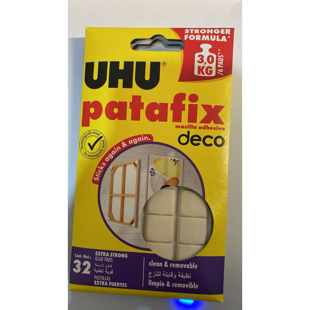 

UHU Patafix Home Deco Lem Perekat Praktis Serbaguna Glue Tack 100% Original Germany