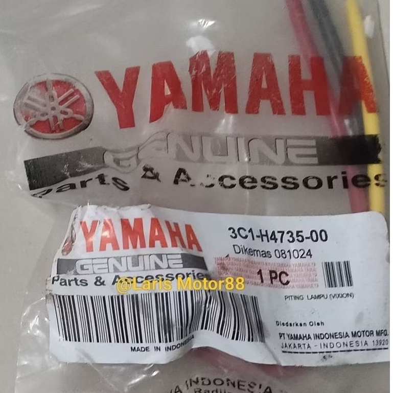 FITTING PITING SOKET SOCKET LAMPU DEPAN STOP LAMP VIXION OLD YGP 3C1