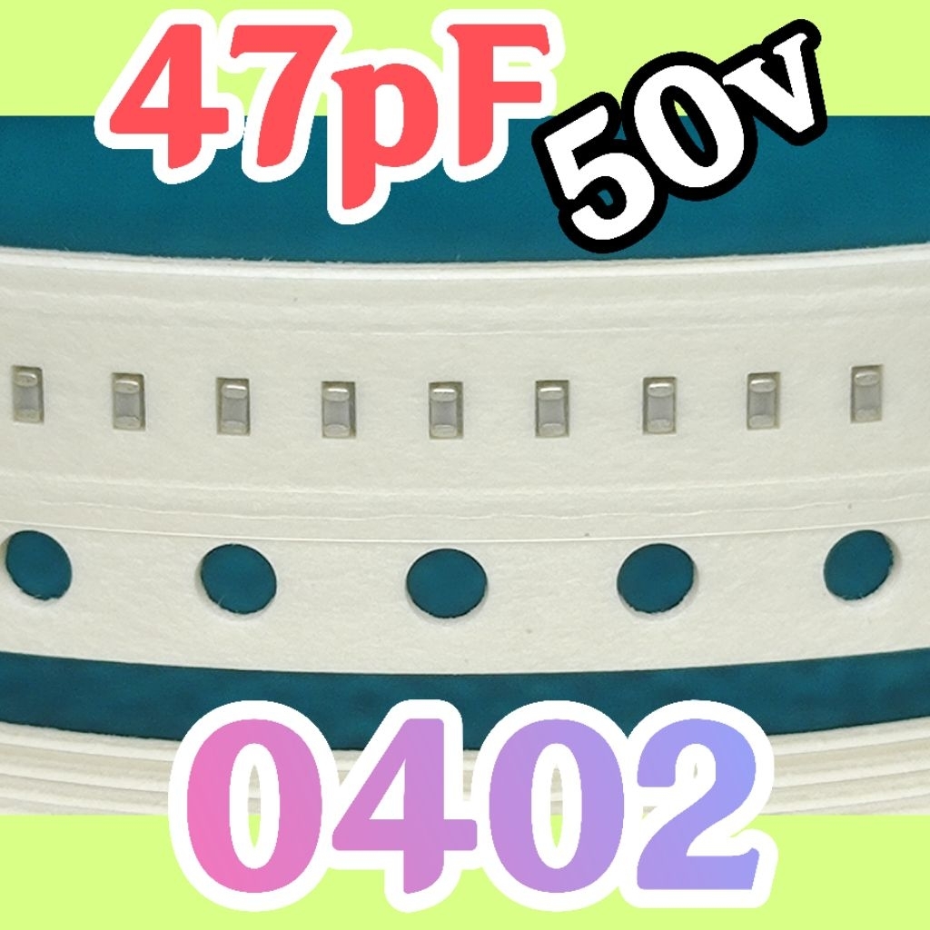 10pcs Ceramic Capacitors SMD 0402 1005 50V 47pF 47 pF 50V 0.047nF 0,047nF 0.047 nf 0,047nF 50v