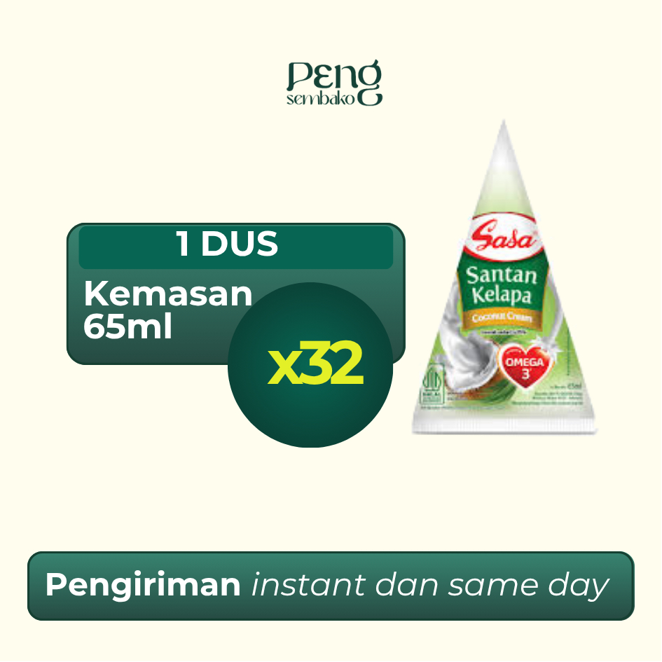 

SASA Santan Kelapa (65ml x 32pcs)