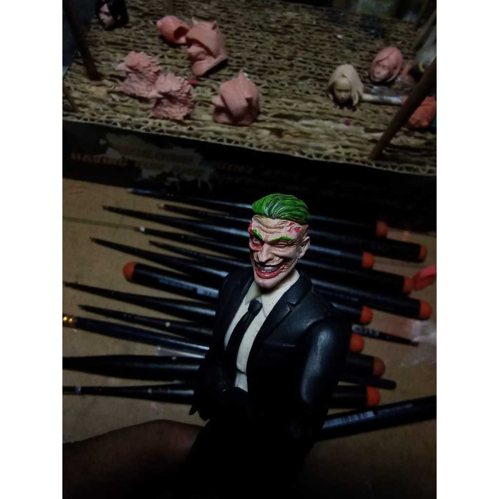 Joker DC Head Sculpt 1/12