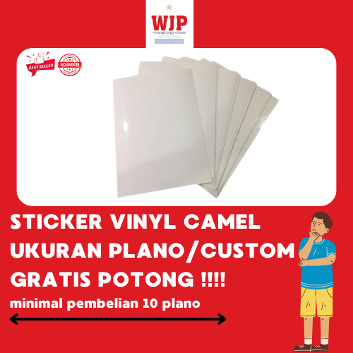 

STICKER VINYL CAMEL ANTI AIR UKURAN 106x86 KHUSUS UKURAN CUSTOM