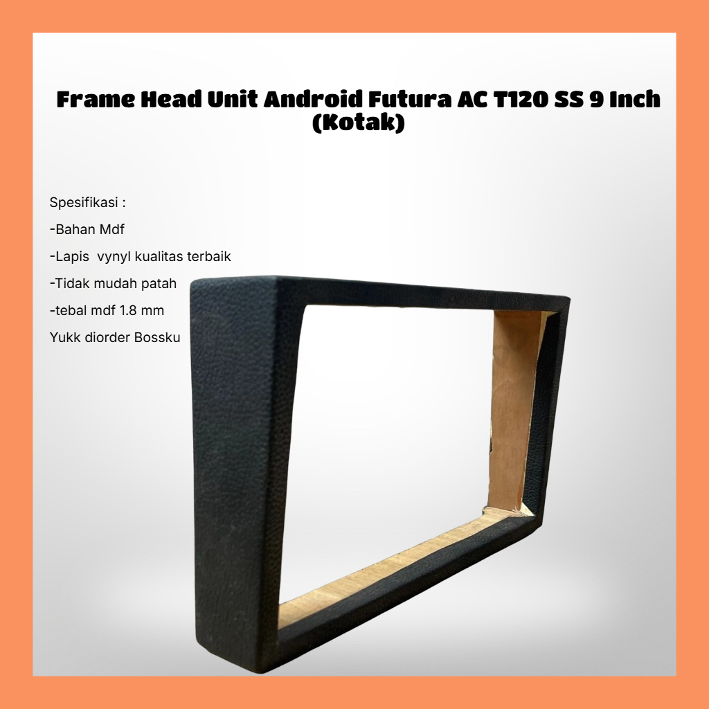 Frame Head Unit Android Futura AC T120 SS 9 Inch (Kotak)