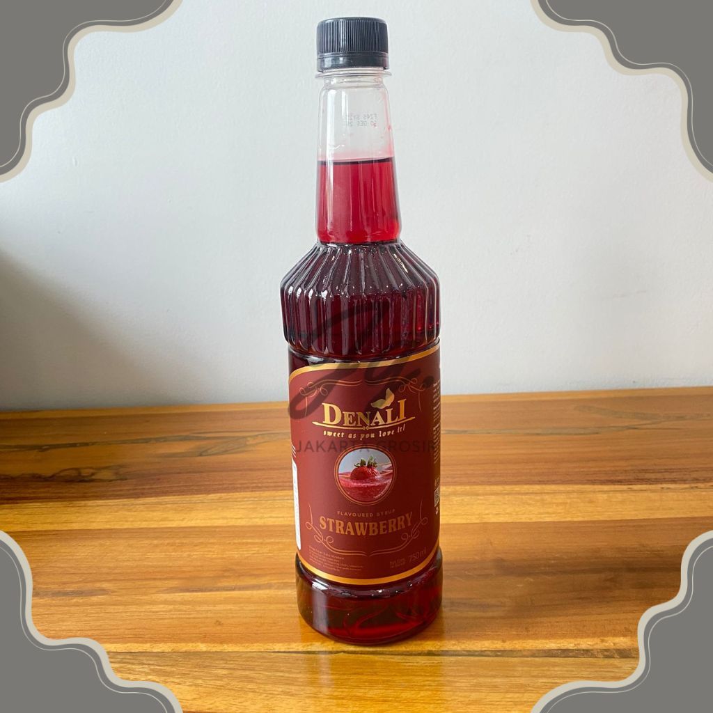 

DENALI SYRUP STRAWBERRY | SIRUP STRAWBERY | STROBERI 750 ml - STROBERI SIRUP 750 MILI