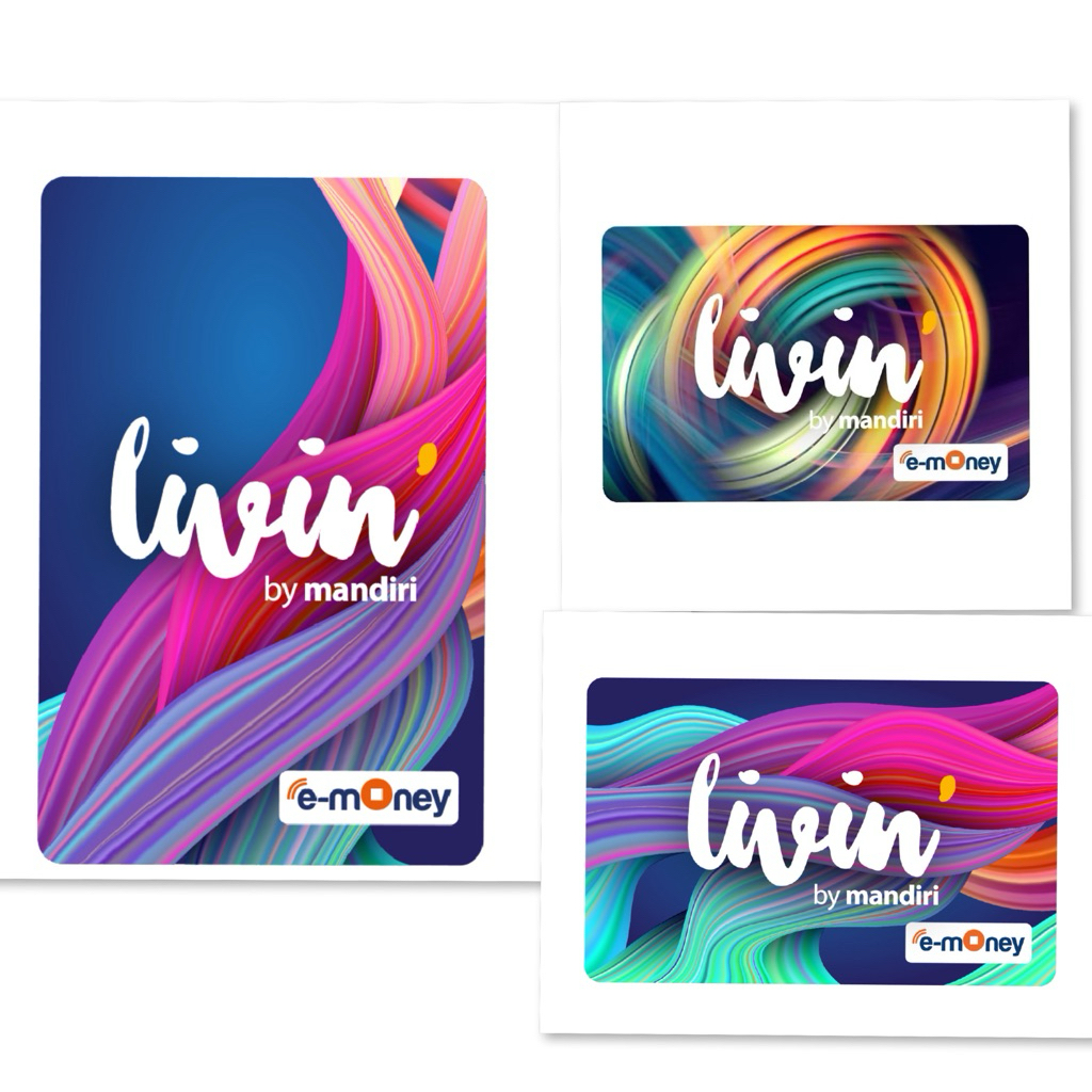 KARTU E-MONEY MANDIRI LIVIN' Original from Mandiri Emoney