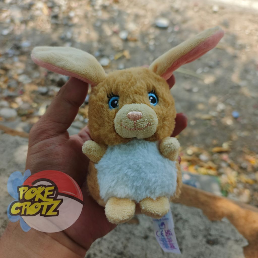 Boneka kelinci rabbit bunny bulu lembut Mini Adoptable Animals keeleco keel toys plush 11cm (exc ear