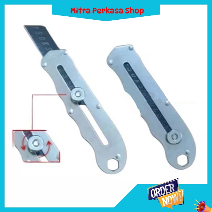 

Pisau Cutter / Pisau Cutter Baja Steinless Anti Karat / Isi Cutter