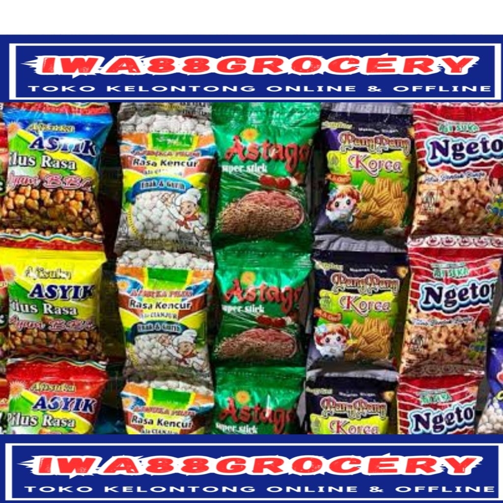 

Jajanan anak jajanan jadul all variant renceng