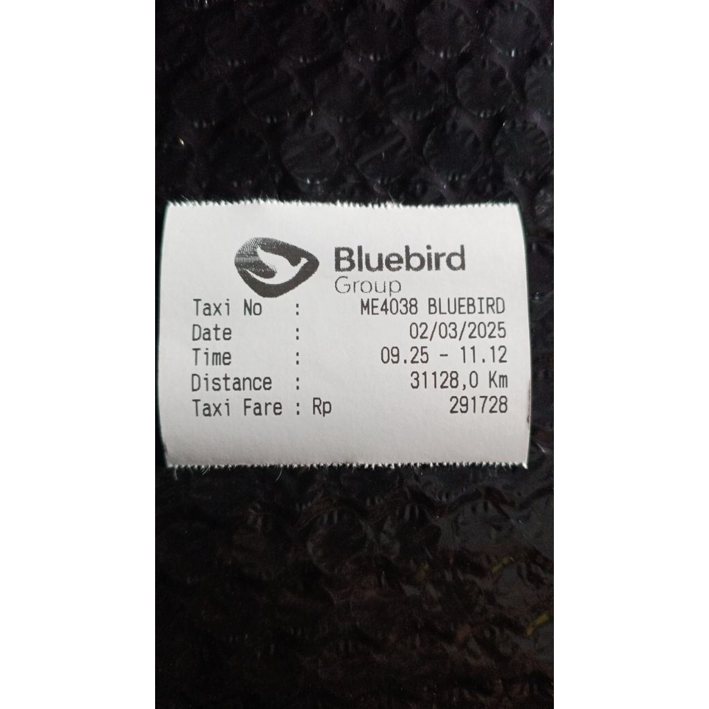 

cetak custom nota taxi burung biru