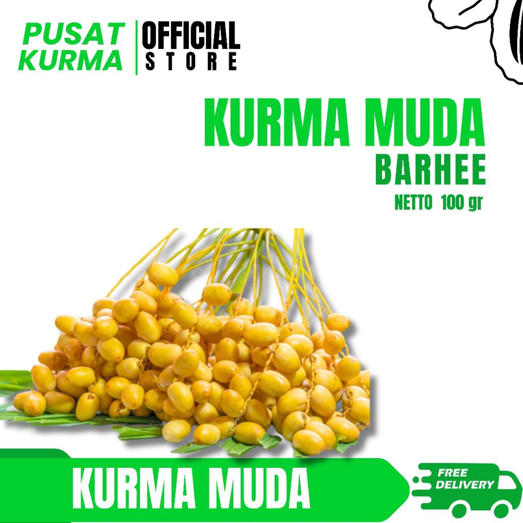 

KURMA MUDA BARHEE | KURMA MUDA KUNING | 100 gr • pusatkurmabali