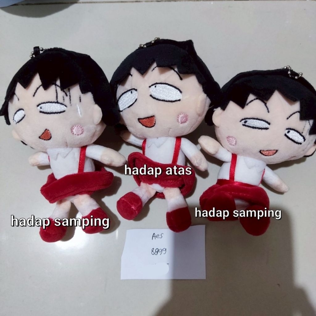[ready stock & preorder] gantungan tas ganci plush maruko chibi maruko chan maruko-chan bag charm ba