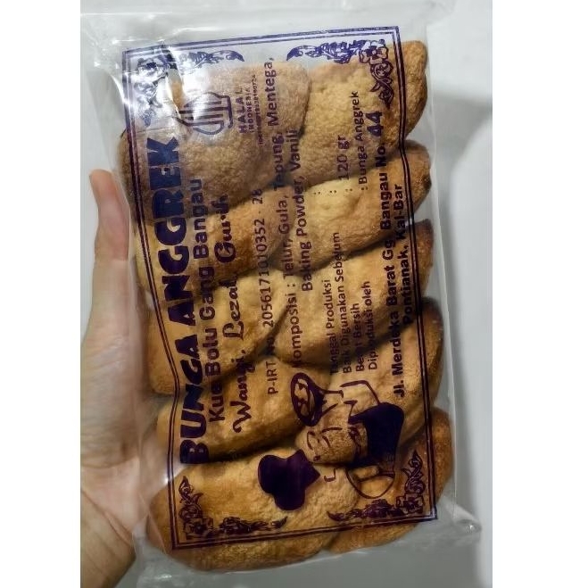 

Kue Bolu Baulu Gang Bangau Bunga Anggrek / Karya Khatulistiwa 99 Khas Pontianak