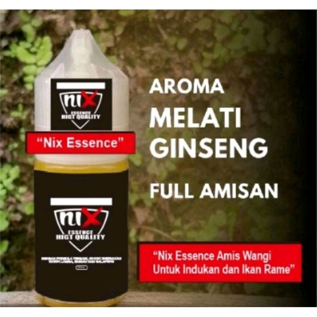 Nix Essen Ikan Babon/Indukan/Essen Aroma Melati Ginseng/Essen Ikan Mas/Ikan Nila/Ikan Patin/Ikan Lel