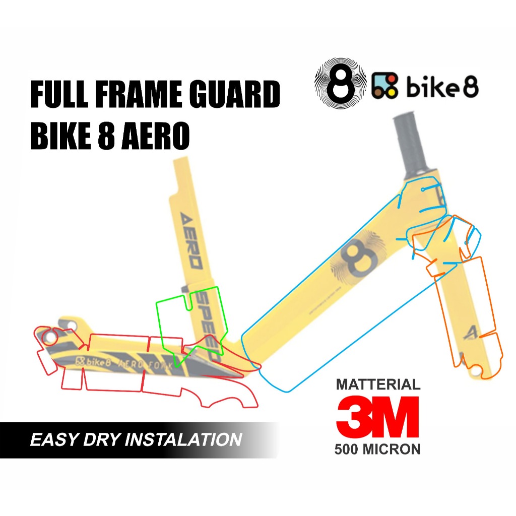 pelindung frame pushbike/frame guard balance bike
