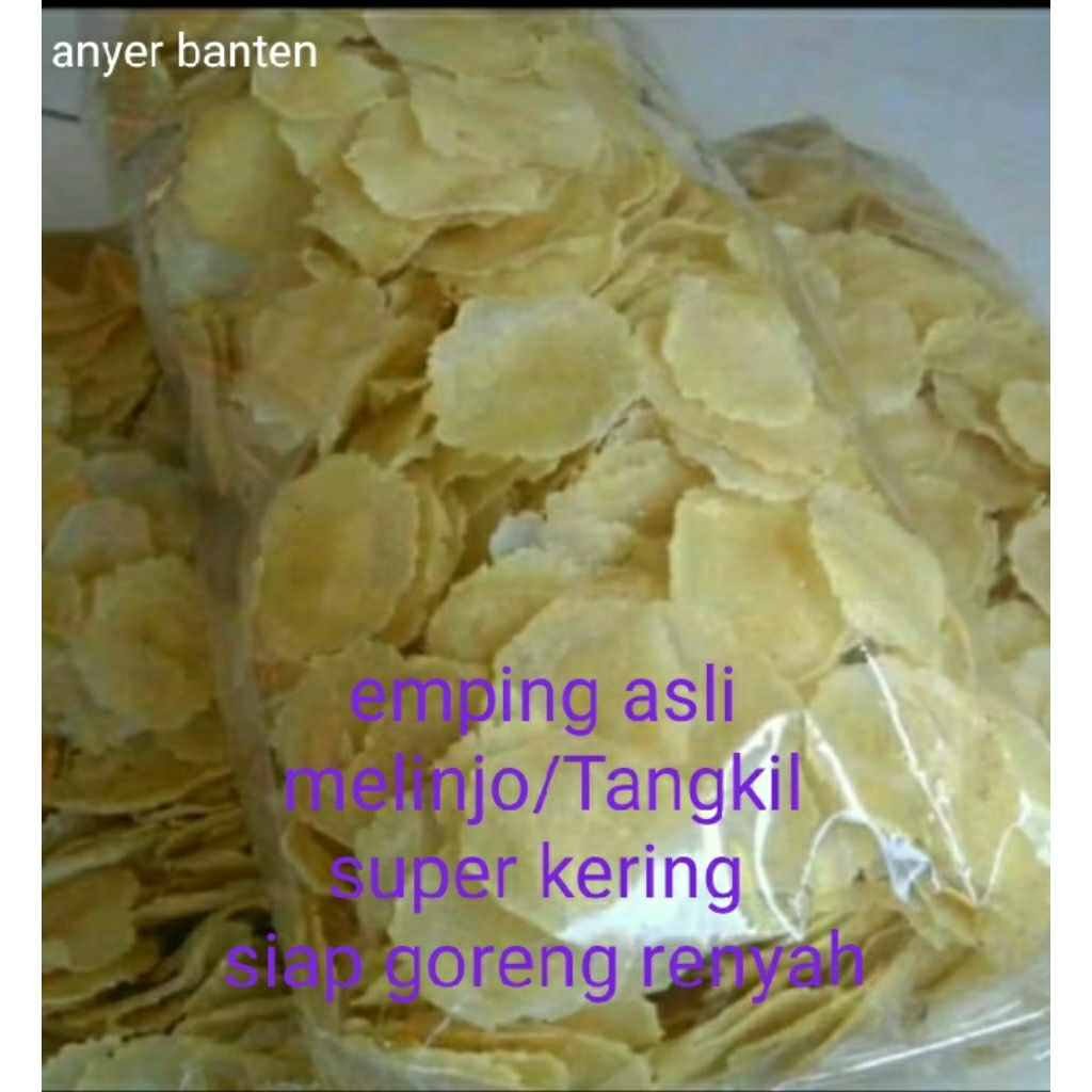 

emping melinjo/Tangkil per 1 kg