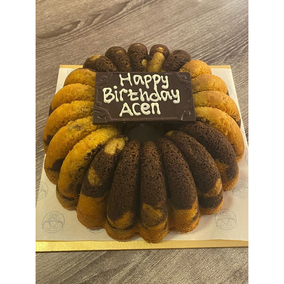 

Marmer Wijsman Cake / Bolu Marmer Wisman / Bolu Macan / Marble Cake