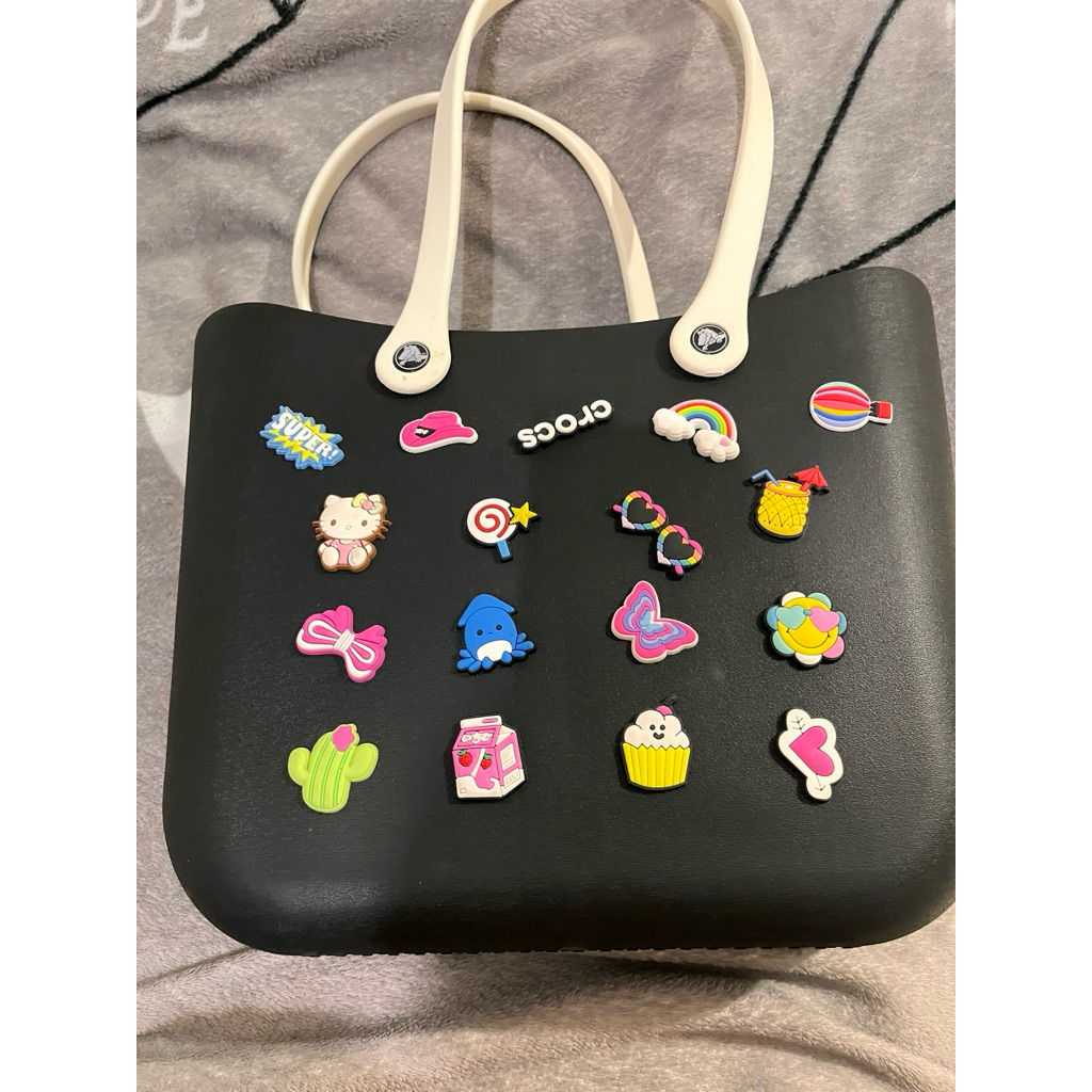 Tote bag crocs preloved pl