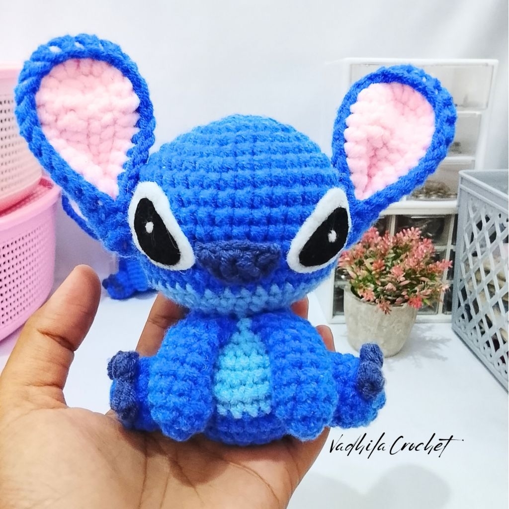 amigurumi Stitch boneka rajut stitch