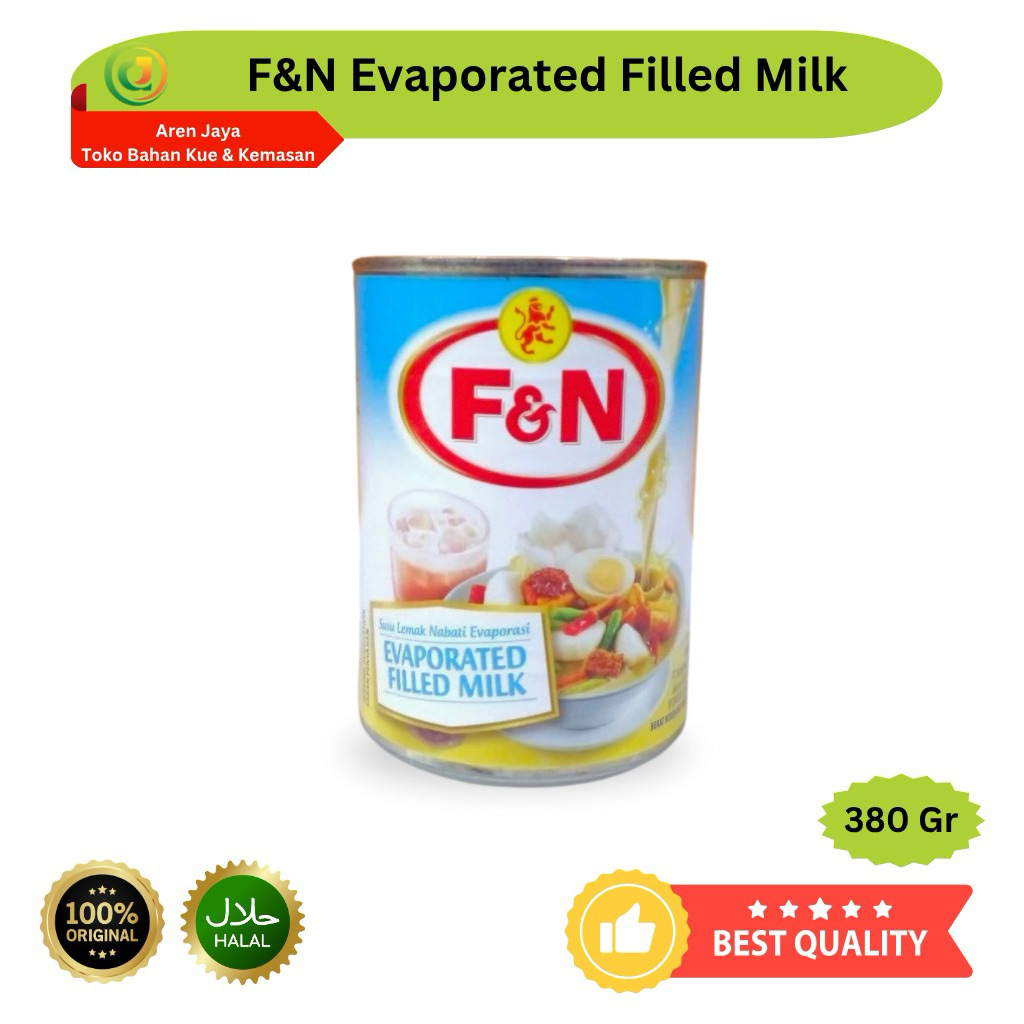 

F&N Evaporated Milk Susu Evaporasi 380 Gram Original