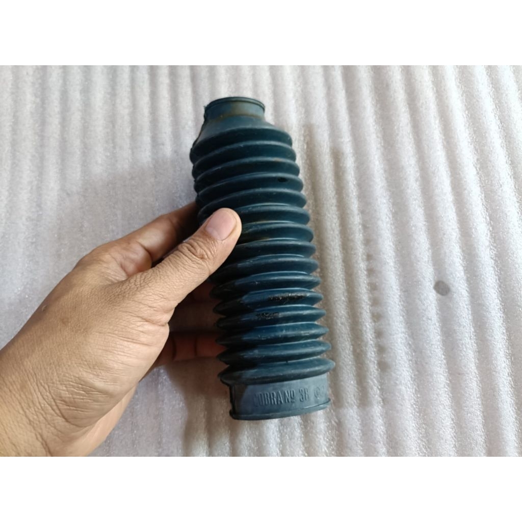 Karet boot shock depan honda cb100 cb125 s90 merk cobra original sebiji aja biru