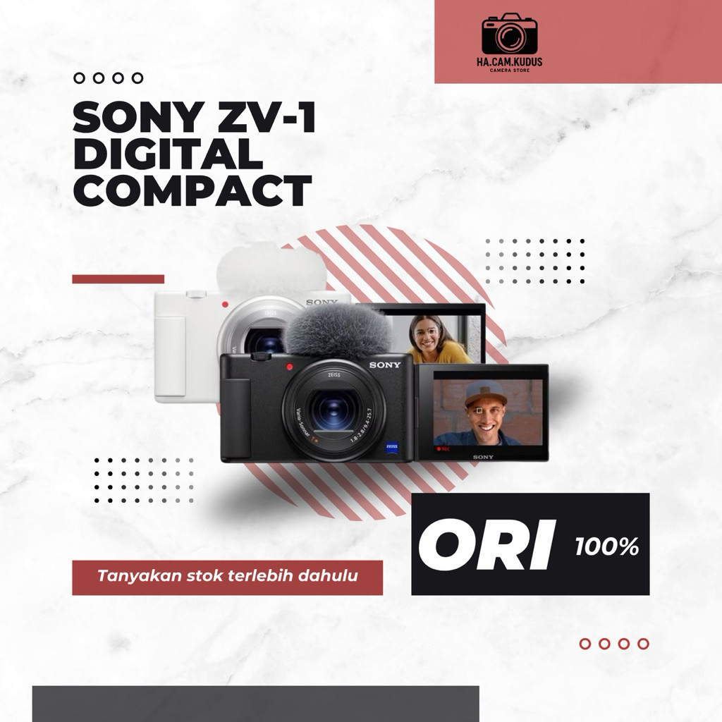 SONY ZV-1 Vlogging Camera 4K Video