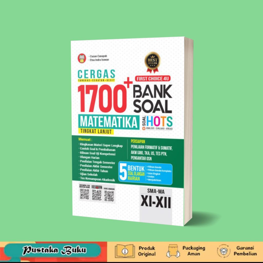 Buku Cergas 1700 Plus Bank Soal Matematika Lanjutan/Tingkat Lanjut SMA/MA/MAK