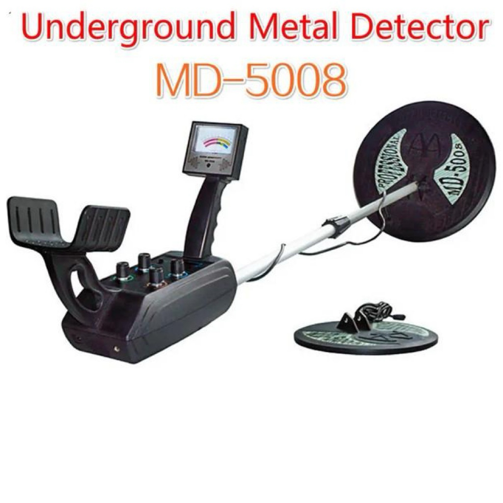 Metal Detector MD5008 2 Coil Detektor Emas MD-5008 Finder Gold