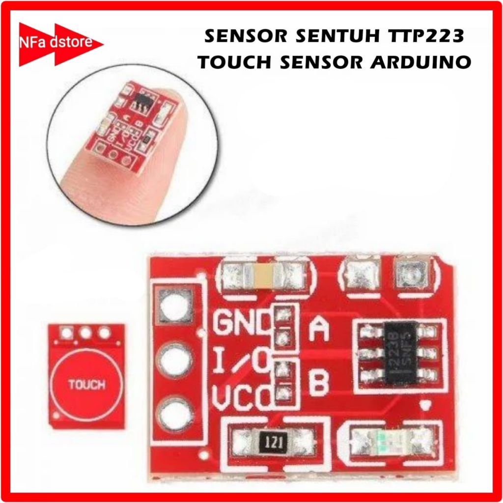 Sensor Sentuh TTP223 Touch Sensor Arduino