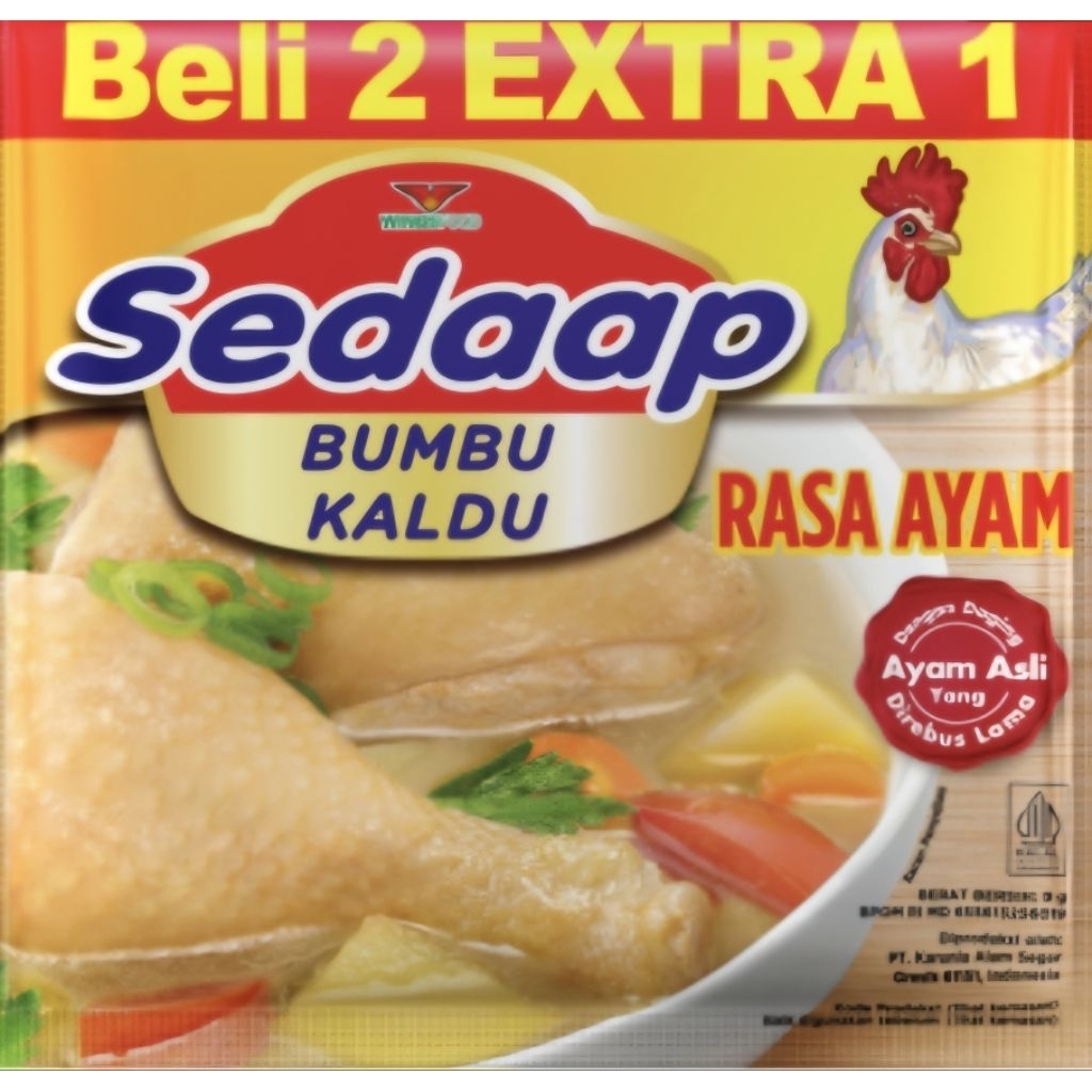 

Sedaap Bumbu Kaldu Bumbu Ayam 9gr X 3pcs