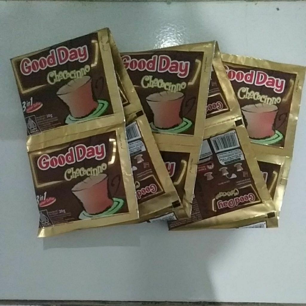 

1 Renceng (10 Sachet) Good Day Chococinno 3 in 1 Instant Coffee