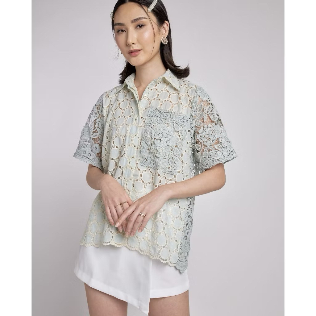 Preloved STUDIO TUI - Matilda Flowery Shirt