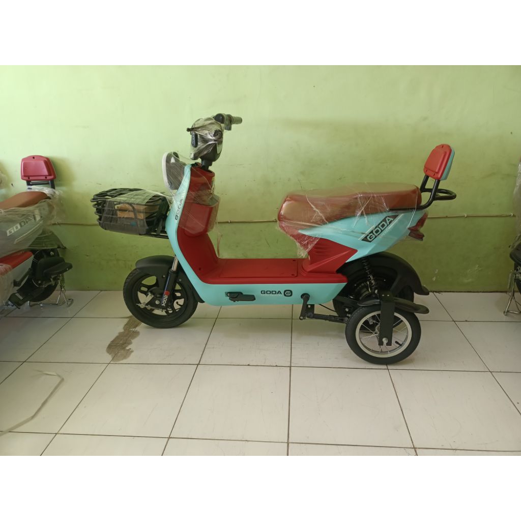 sepeda listrik goda modif roda tambahan