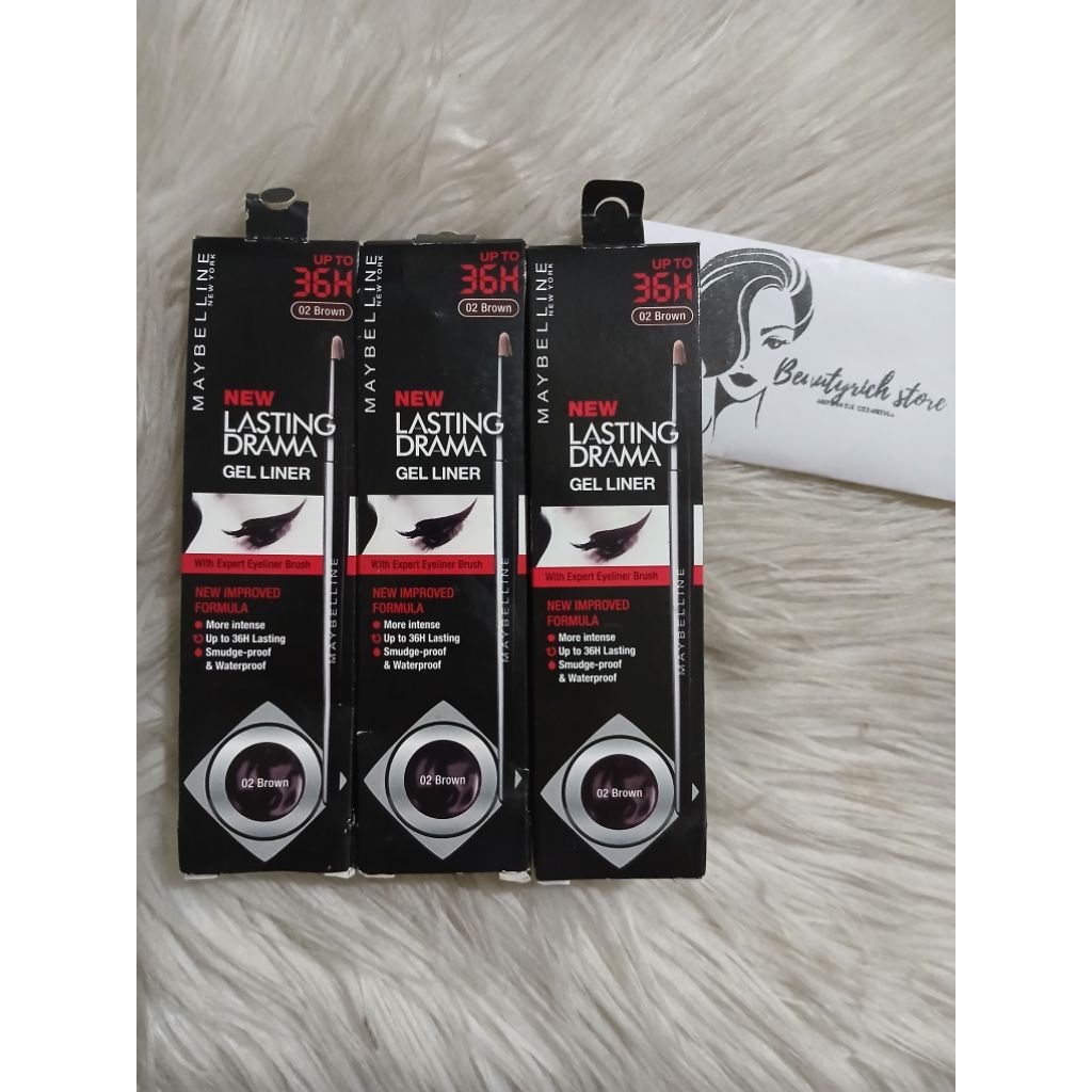MAYBELLINE - Lasting Drama Gel Liner | Eyeliner Waterproof Original