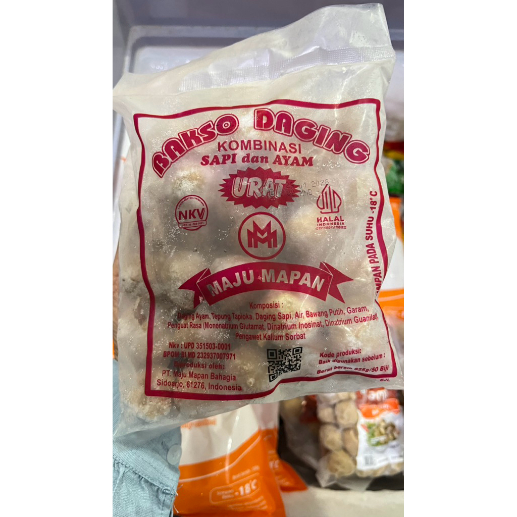 

Bakso Urat Maju Mapan isi 50