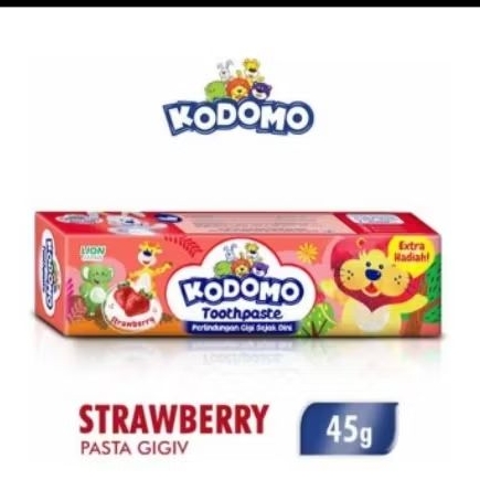 Kodomo gel pasta gigi anak 45gr 2 varian