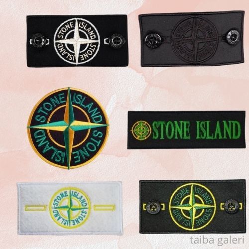 Patch Bordir Stone I Sland / Stone Island Terlaris
