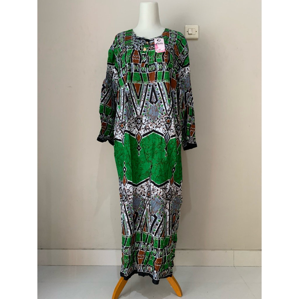 Daster rayon lengan panjang ukuran jumbo LD 120