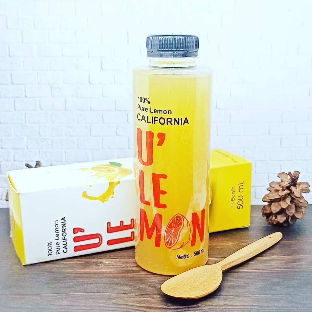 

U Lemon Sari Lemon Murni 500ml - Sari Lemon Murno Asli 100% - Sari Lemon California Asli