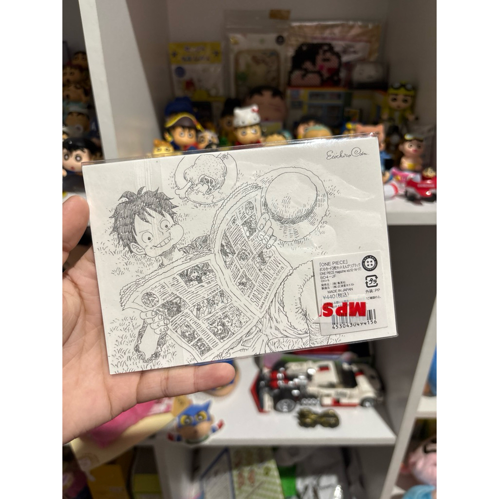 

postcard luffy one piece sealed rare