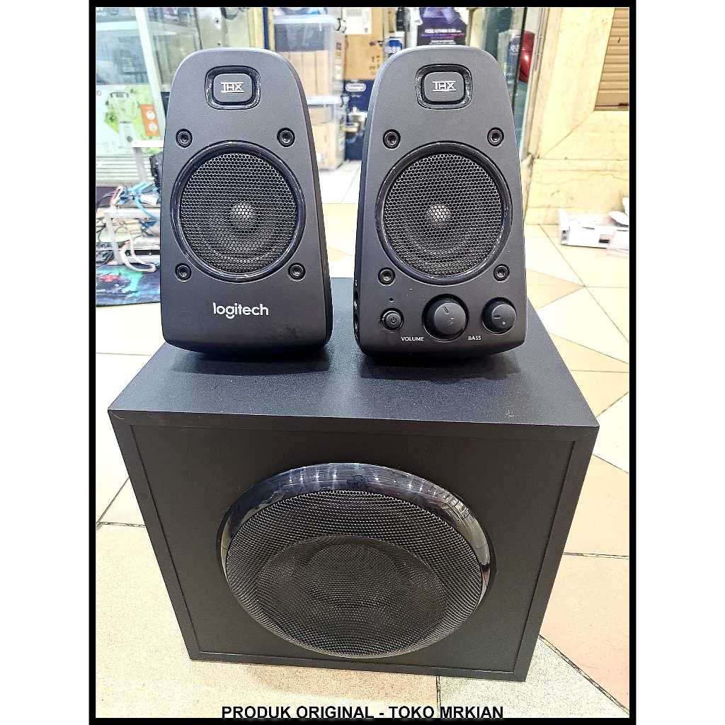 Logitech Z623 THX 400 Watt Home Speaker System, 2.1 Speaker System Sound Card